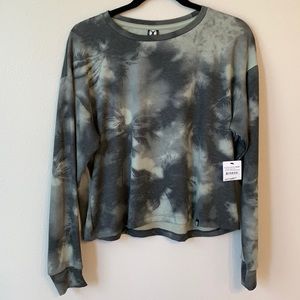 CircleX Cropped Sweatshirt Mottled Camo